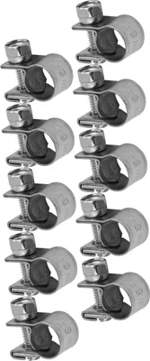 Obrázok produktu pre 10ks Nerezová oceľ Mini palivové potrubie Hadicová svorka 6mm?20mm Voliteľná veľkosť