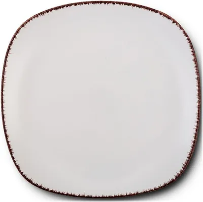 Produktbild von NAVA Keramikteller Dessertteller Flachteller WHITE SUGAR 20 cm | QUADRATISCH