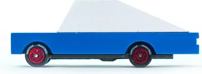 Produktbild von Candylab Holz-Rennauto - Blue Racer #8 Spielzeugauto