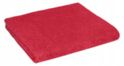 Image de Detexpol Serviette de bain Coton Rouge 50x100cm