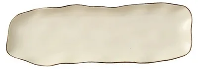 Imagen del producto de Plato para servir, de forma rectangular, hecho de cerámica