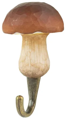 Produktbild von Wildlife Garden DecoHook Wandhaken Steinpilz (handgeschnitzt)