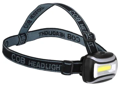 Obrázek produktu pro Vodotěsná čelovka, kapesní svítilna, reflektor pro outdoorové aktivity, cyklistiku, kempování, rybaření (černá)