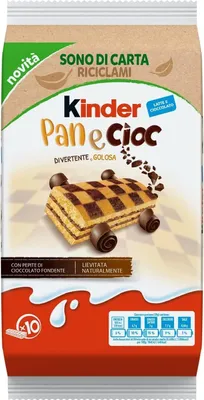 Produktbild von 6x Kinder Ferrero panecioc Kuchen mit Schokolade kekse riegel cookies 290g