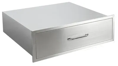 Image de Tiroir pour barbecue - Tiroir pour cuisine extérieure - Tiroir de rangement - Tiroir de cuisine - Tiroir coulissant - Acier inoxydable 304