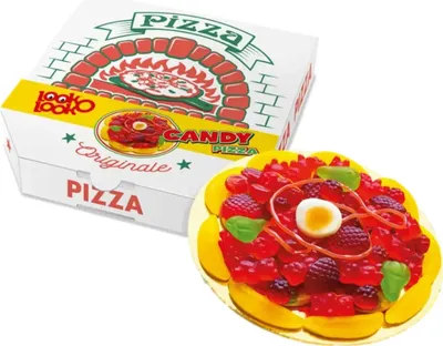 Obrázek produktu pro Look O Look Medium Candy Pizza ovocná žvýkačka s ovocnou příchutí 300g