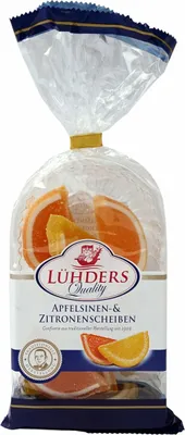 Produktbild von Lühders Apfelsinen- & Zitronenscheiben 175g