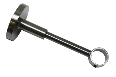 Image de Gardinia support fermé pour Ø 20 mm titane 12 cm
