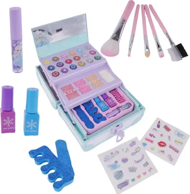 Zdjęcie produktu dla Duży Kuferek Kosmetyków Paznokcie Makijaż Make Up Zestaw Dla Księżniczki