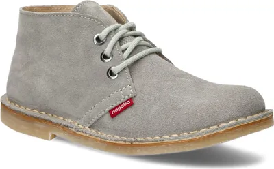 Produktbild von NAGABA Boots Herren Lederschuhe mit Leder-Einlegesohle, Grau, 44