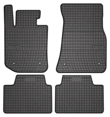 Image de Tapis de sol en caoutchouc pour BMW Série 3 G21 depuis 2018 (break) – 4 pièces, noirs, sur mesure