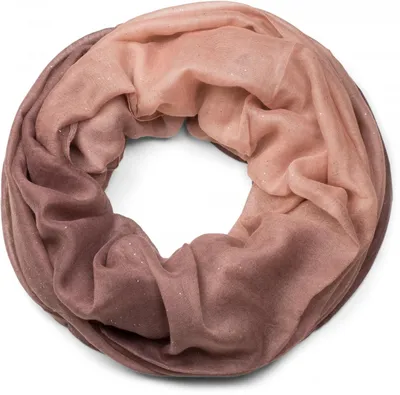 Produktbild von styleBREAKER Damen Loop Schlauchschal mit mehrfarbigem Farbverlauf und Glitzer, Glitzerschal, Pailletten, Schal, Tuch 01017033