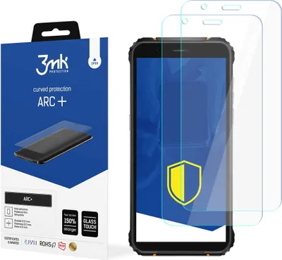 Produktbild von 3mk Display Schutzfolie ARC+ für Blackview BV4900  0,17mm Self-Heal (2 Stück)