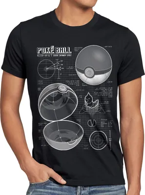 Produktbild von A.N.T. Mosterball Blaupause Herren T-Shirt monster spiel online