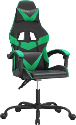 Obrázek produktu pro herní židle vidaXL černá a zelená umělá kůže