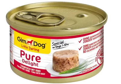 Immagine prodotto di GimDog 85gx12 Pure Delight Thon+riz