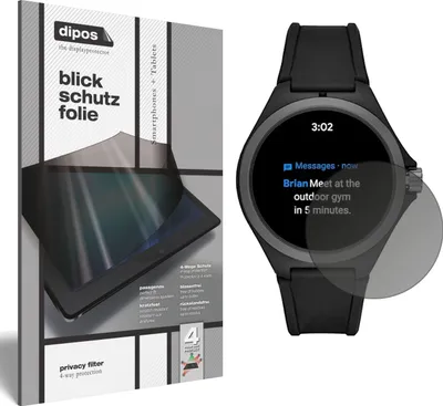 Produktbild von Blickschutzfolie für Puma PT9100 Smartwatch matt Schutzfolie Folie Display Schutz dipos