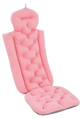 Immagine prodotto di Cuscino da bagno, design antiscivolo, materiale traspirante, rosa