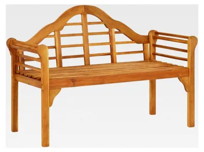 Produktbild von Gartenbank aus massivem Akazienholz, 125 cm