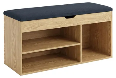 Produktbild von Schuhregal mit Sitzfläche TRIA, 80 x 43 x 30 cm