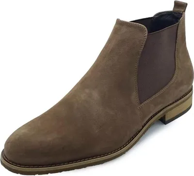 Produktbild von Lederschuhe Chelsea Boots - Modell 702 - Schuhgröße: EUR 45 | Farbe: Khaki