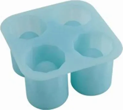 Produktbild von BERGNER Eiswürfelform Eiswürfelbereiter 4 Eiswürfel Eisgläser BG-4786