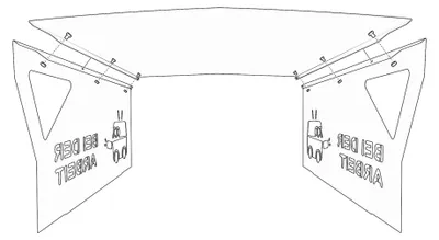 Produktbild von Mähroboter Garage | Carport Überdachung für Rasenmäher | Metall 60x78x33 cm, Farbe:Arbeit Schwarz Matt 60cm