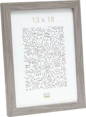 Produktbild von Deknudt Holz-Fotorahmen S43AH 9 x 13 cm, grau