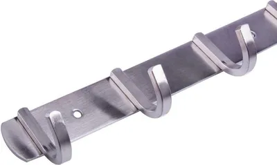 Produktbild von Kleiderhaken Garderobenhaken Edelstahl Wandgarderobe Garderobe Hakenleiste Haken D 1