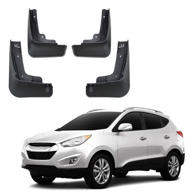 Image de Bavettes Garde-Boue Jeu De 4 Pcs Pour Hyundai Tucson Depuis 2021 4pcs, Lavable, Facile é Assembler, Durable, 2 Avant + 2 Arriére