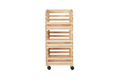 Produktbild von Inter Link Stapelkisten Fruits aus holz natur