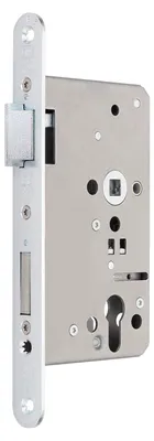 Produktbild von BKS Panikschloss 1201 PZ Rettungsfunktion DIN links – Einsteckschloss, Stulp 24 mm, Dornmaß 65 mm, Entfernung 72 mm