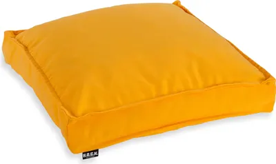 Produktbild von H.O.C.K. Classic Uni Outdoor Sitzkissen - 50x50x5cm Stuhlkissen für Draußen - Wetterfestes Polster Gelb