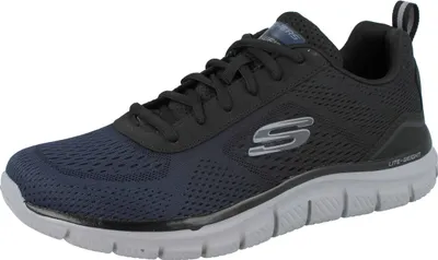 Produktbild von SKECHERS Herren Sneaker blau schwarz Textil - Größe: 44