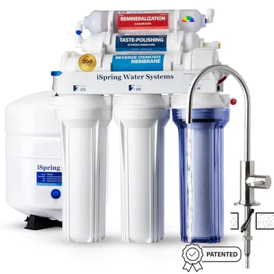 Umkehrosmose-Anlage, 6 Stufen, alkalisch, 200 GPD