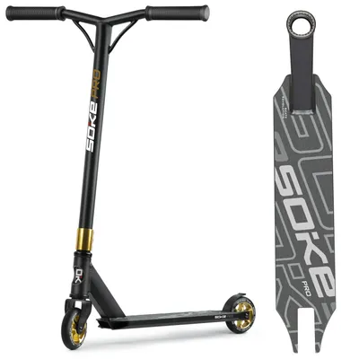 Obrázek produktu pro SOKE 1603 Koloběžka PRO, zlatá