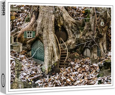 Produktbild von raxxa Premium-Puzzle "Zur Zwergenhöhle", 1000 Teile