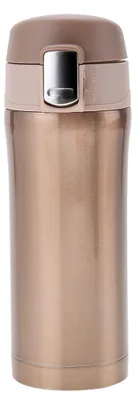 Produktbild von Edelstahl-Vakuum-Thermoskanne, isolierte Wasserflasche, Reisebecher, Kaffee- und Teetasse, 350 ml (golden)
