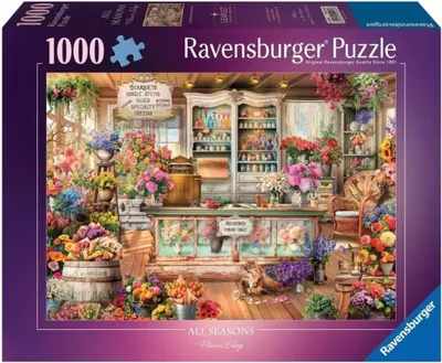 Obrázek produktu pro Puzzle 1000 Katze im Blumenladen (Hra - Puzzle)