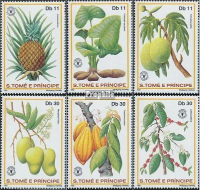 Produktbild von Briefmarken Sao Tome e Principe 1981 Mi 744A-749A (kompl.Ausg.) postfrisch Welternährungstag