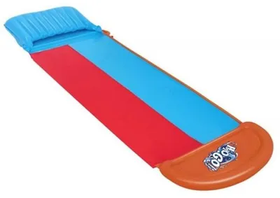 Image de Tapis de glisse a eau double pistes tsunami 4,88 m - bestway - 52478 - ventriglisse, toboggan aquatique