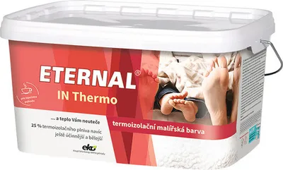 Obrázok produktu pre Farba na stenu ETERNAL IN Thermo termoizolačná biela 4 kg