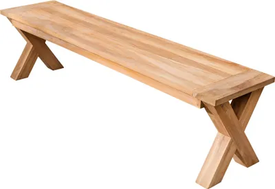 Produktbild von riess-ambiente Massive Gartenbank EMPIRE TEAK 180cm Teakholz wetterfest Sitzbank Bank