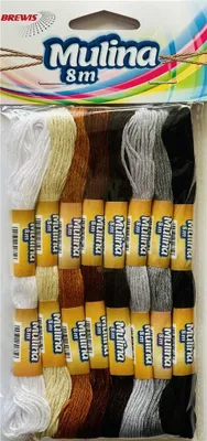 Productafbeelding van Mulina wit/beige/bruin/zwart, 8 meter - Brewis