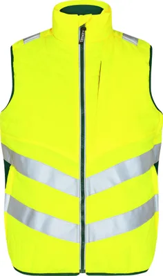 Produktbild von F. Engel Safety Stepp-Innenweste, Gelb/Grün, Gr. 5XL