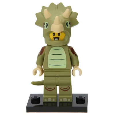 Produktbild von LEGO® 71045 Minifigures - Serie 25 - 08 - Triceratops-Fan