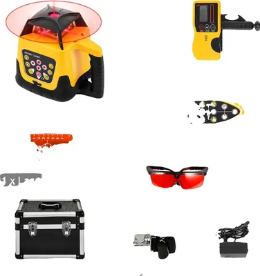 Image de Laser rotatif, haute précision, autonivelant, faisceau rouge 1