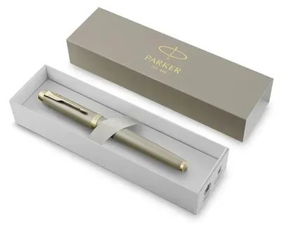 Image de Parker IM stylo-plume Système de remplissage cartouche Sable, Gris 1 pièce(s)