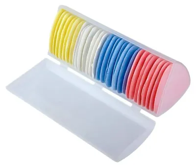 Schneiderkreide 30 Stück, farbige Stoffmarkierer, 4 Farben, 48 mm