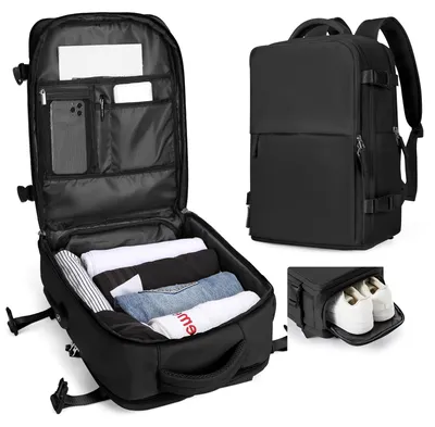 Produktbild von Großer wasserdichter Rucksack für Reisen und Schule mit Laptopfach